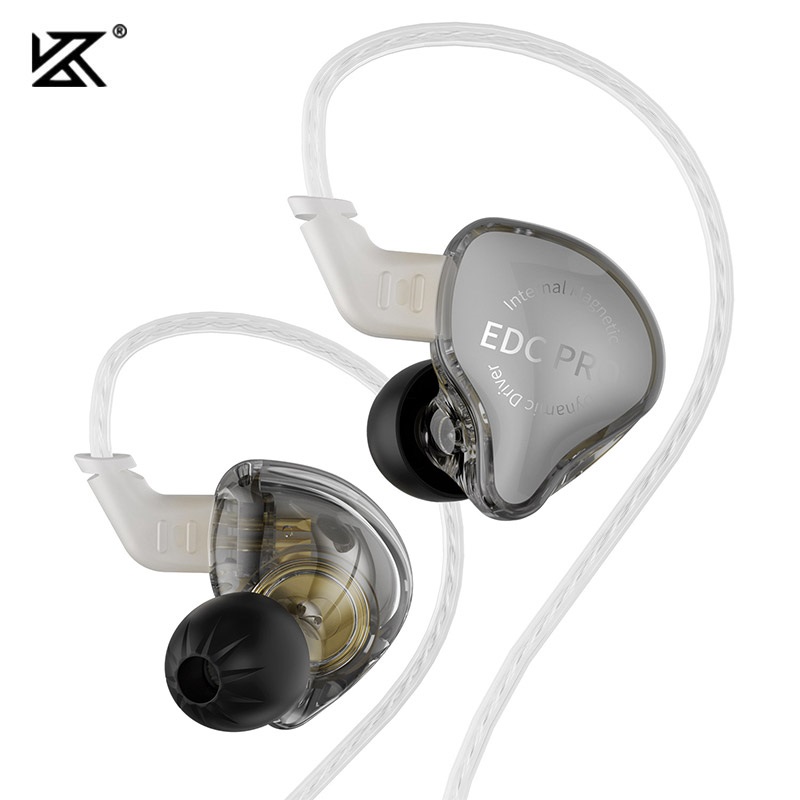 KZ EDC Pro Kabelgebundene Kopfhörer HiFi Stereo Bass Musik Sport Kopfhörer In-Ear-Monitor Bühne Live Metall Ohrhörer Gaming Headset PK EDX