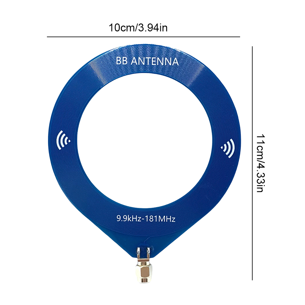 Antena Donut WB de 10khz-180mhz con convertidor de baja impedancia, Mini antena de anillo, antena MW/SW, antena de onda media de onda corta