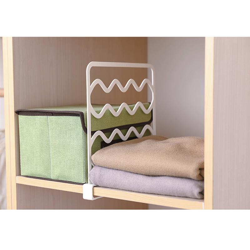 Separadores de estantes para armario, estantes de separación, divisor de ropa, estantería de alambre, organizador de almacenamiento, decoración para el hogar de