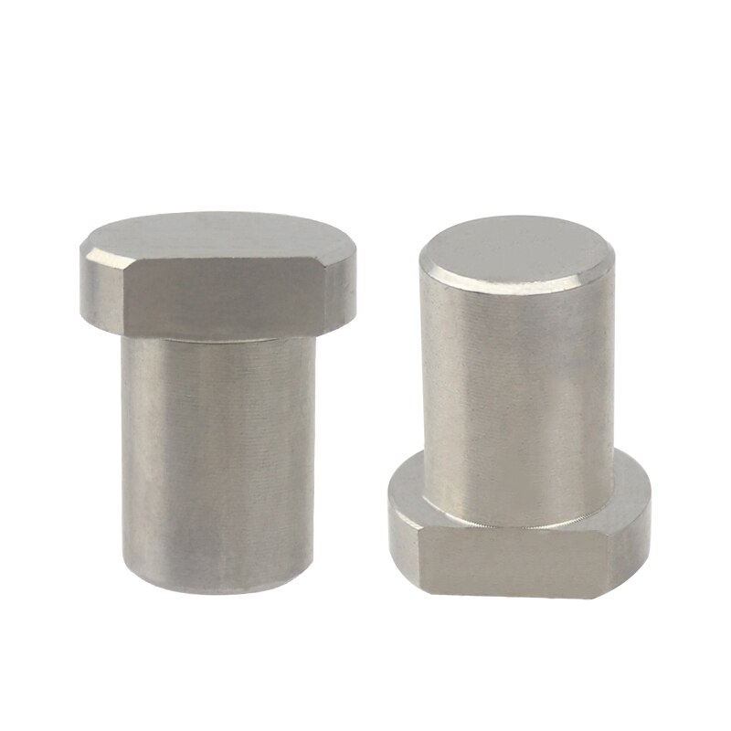 Arbejdsbænk stop tenon fix desktop tenon limit-block 20mm rustfrit stål til træbearbejdning bord tilbehør: 2 stk