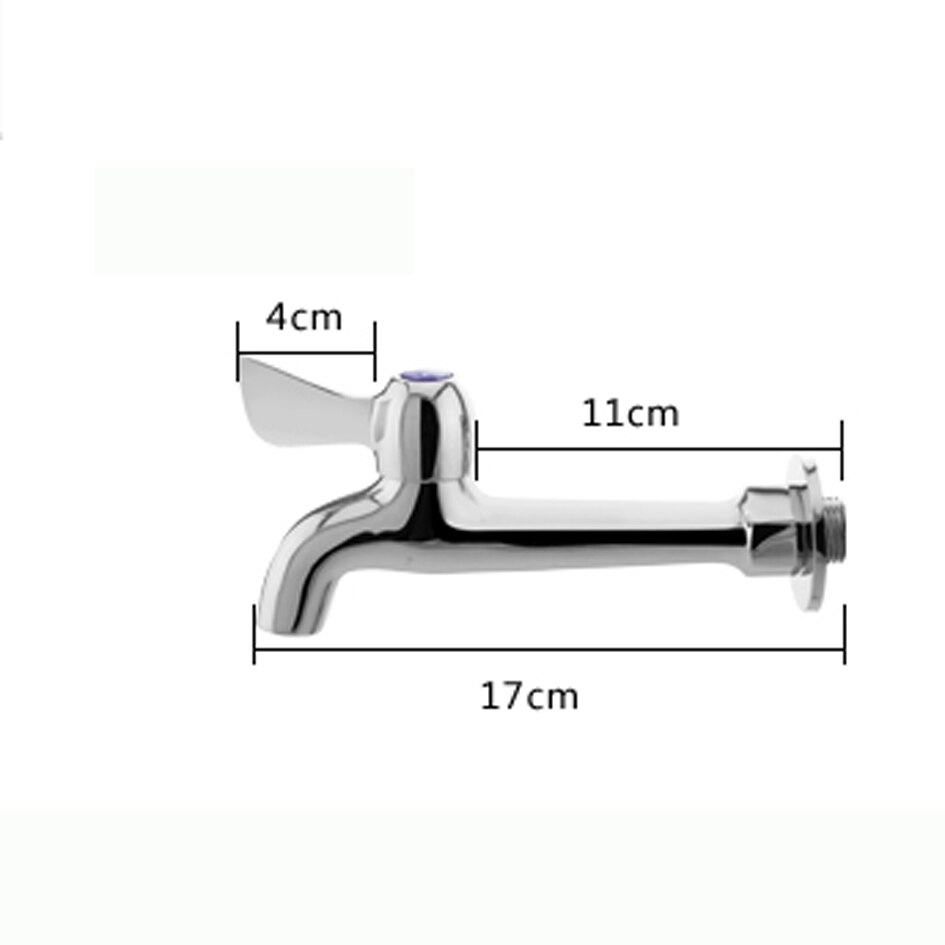 mop pool extra extended faucet mop tub tap outdoor wall mounted tap for cold water only pure copper bibcock 210