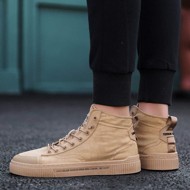 Sneakers heren denim schoenen coole straat canvas schoenen heren casual schoenen heren merk sneakers vintage wild