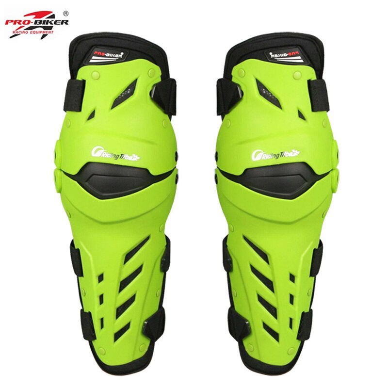 Pro Biker Motocross Knie Beschermende Moto Bike Downhill Guard Pad Motorrijden Kniebeschermers: green