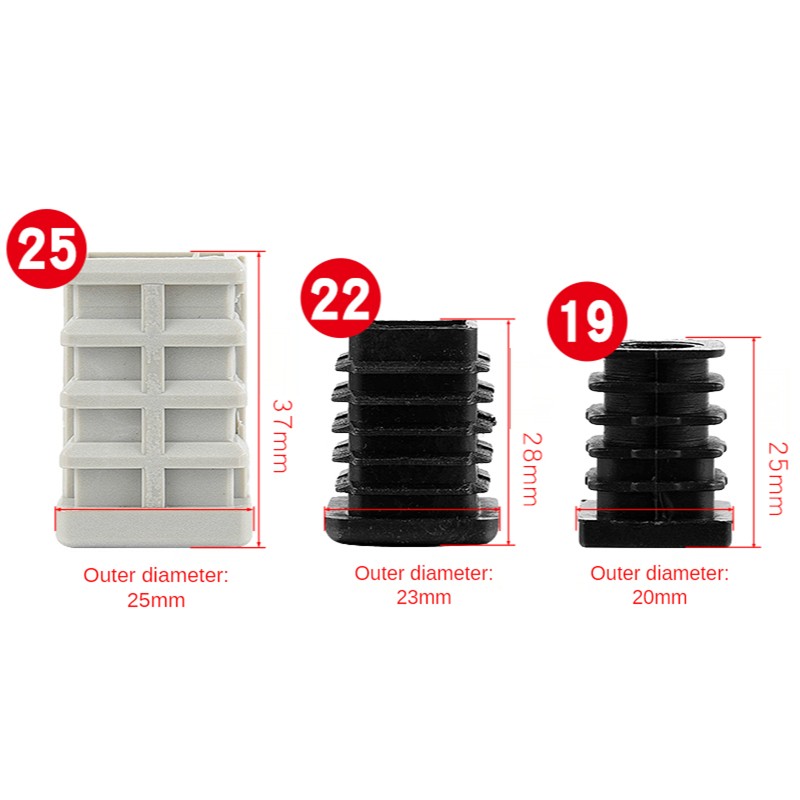 4 Stück/Los 1,5 Zoll 19/Möbel Vierkant rohr Rad Universal- Regal Edelstahl Leise Bremse Zauberer