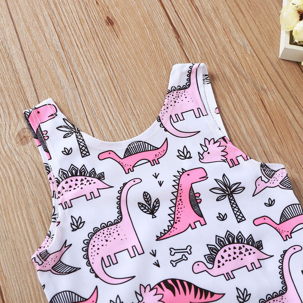 Bikini de dinosaurios para niños pequeños, traje de baño, ropa de playa para verano del