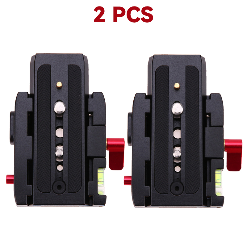 For Manfrotto Plate Clamp Slide-in Quick Release Plate With Clamp Base For Manfrotto 577/ 501/ 504/ 701 HDV Camera Cage Tripod: Blue