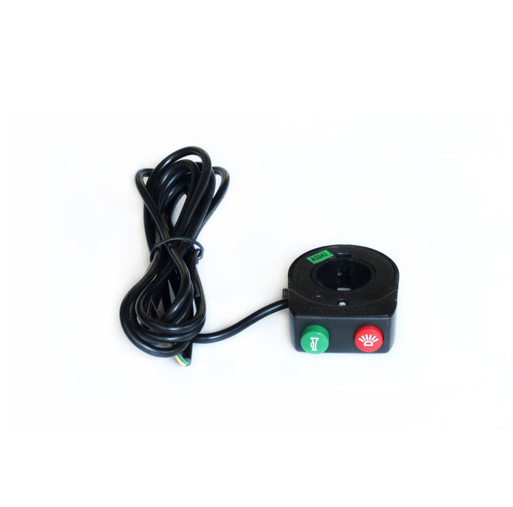 Electric Bicycle Accessories E-bike Switch Light Horn Switch On/Off Handlebar 22mm Modification Headlight Push Button