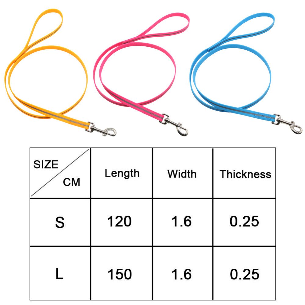 [Nimble] High tough dog leash rope PVC Material for Pet Reflective Lead Leashes Dogs Waterproof deodorant clean Dog supplies