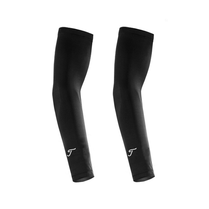 Golf Ice Silk Sleeve Summer Sunscreen Men And Women UV Protection Sports Outdoor Travel: black / M