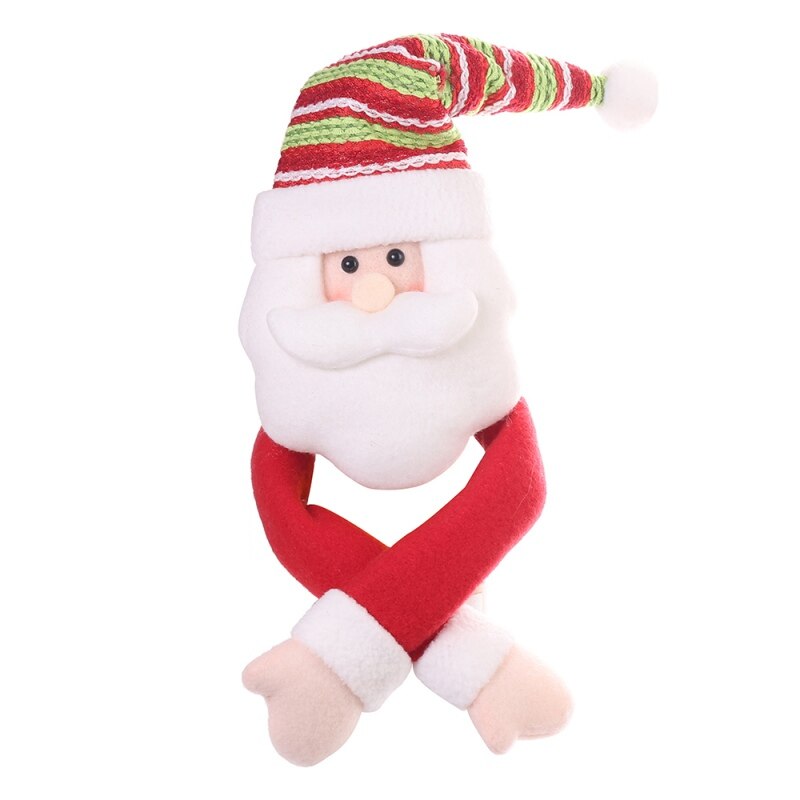 Wijnfles Cover Mooie Knuffel Kerstboom Topper Eettafel Decoratieve Ornament Elanden/Sneeuwpop/Kerstman