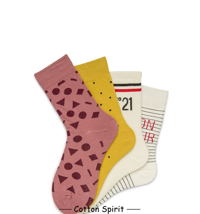 socks women woman socks socks men combed cotton socks striped pattern middle tube men's socks novelty socks