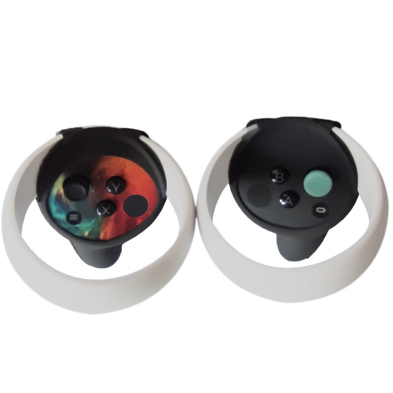 Eye Cover Pad Voor Oculus Quest 2 Handgreep Met Vr Lens Anti Scratch Case Voor Oculus Quest 2 Vr accessoires (6in1)