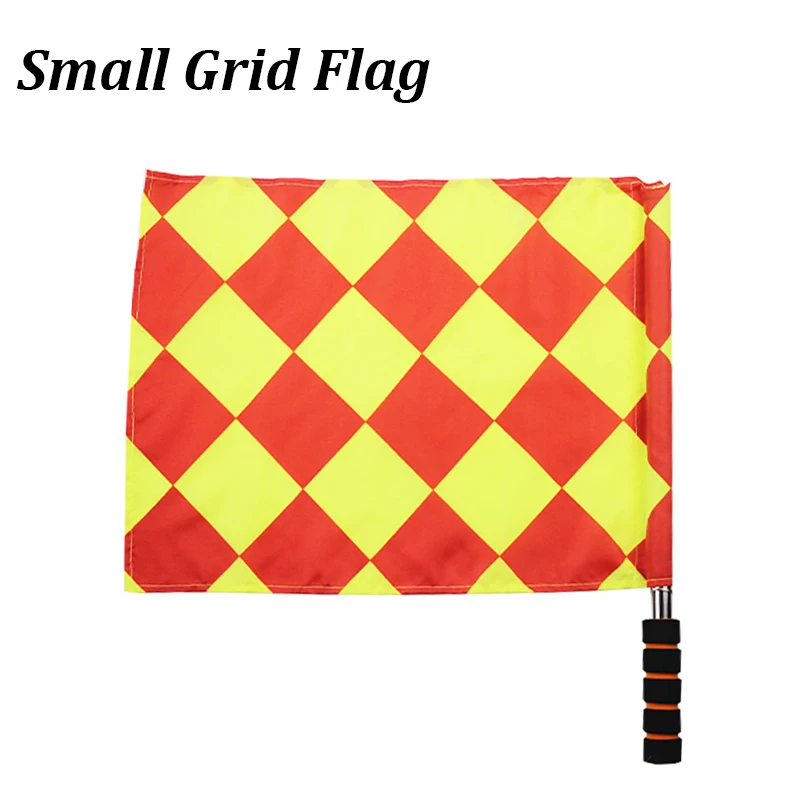 Drapeau d'arbitre de Football, jeu de foire , Match de sport, homme de ligne de Football, drapeaux imperméables, équipement d'arbitre de jeu de sport: Gris clair