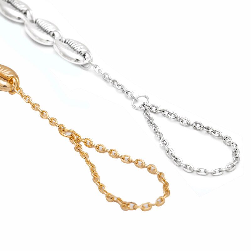 1pc Boho Shell Beads Toe Ring Anklet Chain Barefoot Sandals Beach Women Foot Jewelry