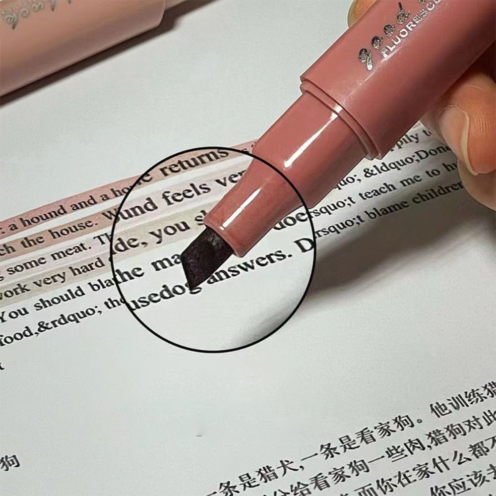 4 culori/set morandi color evidențiatoare morandi cu cap dublu markere cu puncte cheie stilou fluorescent instrumente graffiti