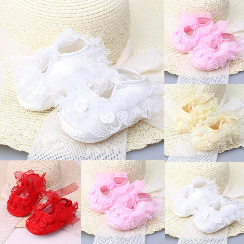 Baby Girl Kid Barefoot Sandals Shoes Headband Lace Flower Foot Band