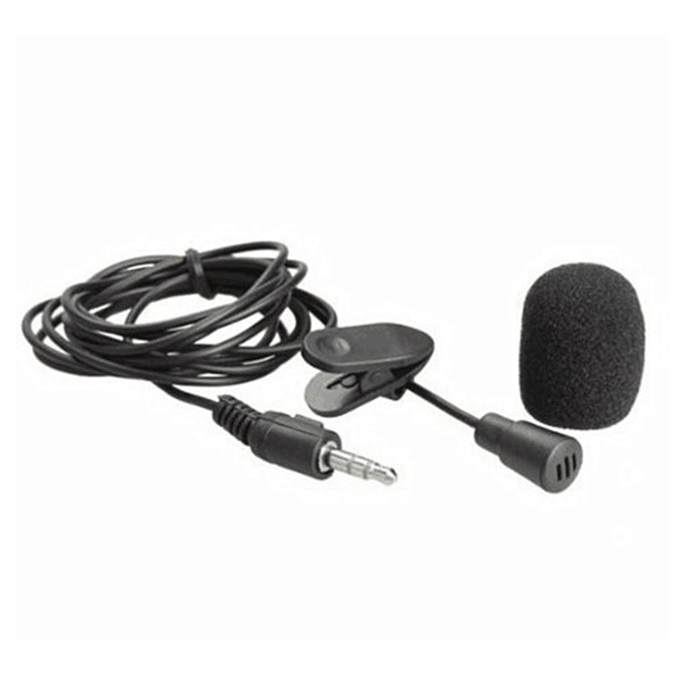 Mini Portable Clip-on Lapel Lavalier Condenser Mic Wired Microphone For iPhone For iPad/Android Smartphone Lavalier Microphone