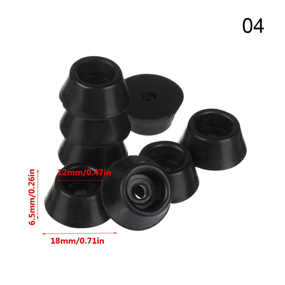 10pcs Clear Soft Furniture Chair Table Feet Leg Bottom Non-slip Anti-skid Glides Wooden Floor Protector Non-noise Screw on Pad: PINE