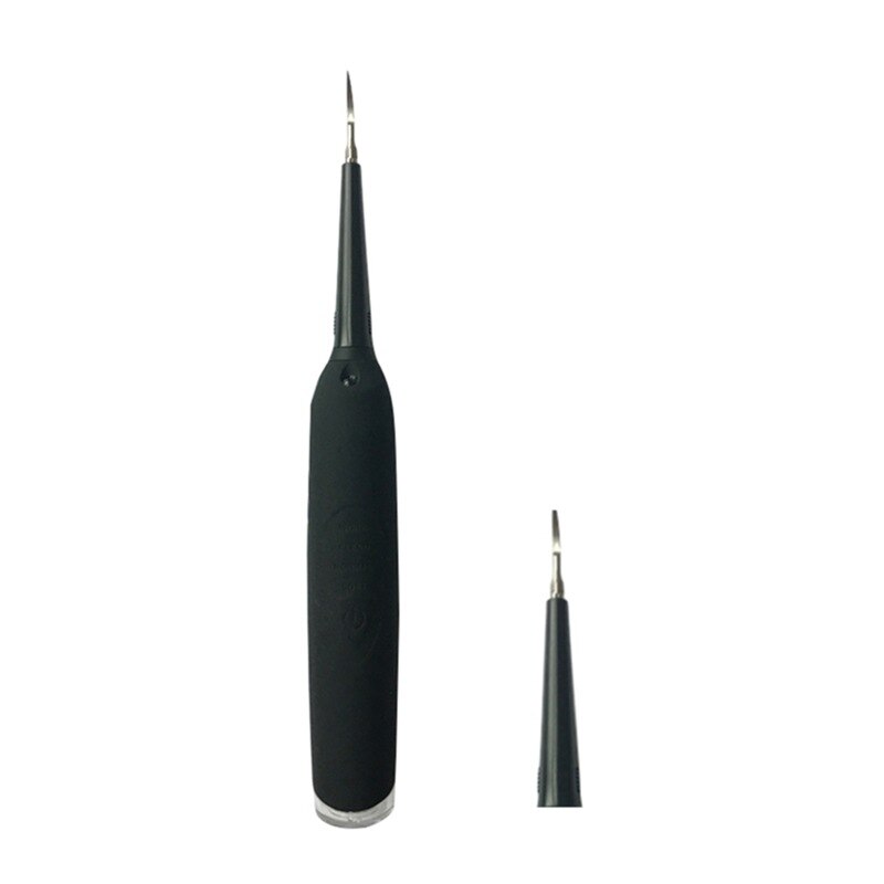 Remover elektrisk ultraljud sonisk oral irrigator tandvård tandkalk tandsten tandkött tandläkare vattentät vitare tänder cleane: 2.0 svarta