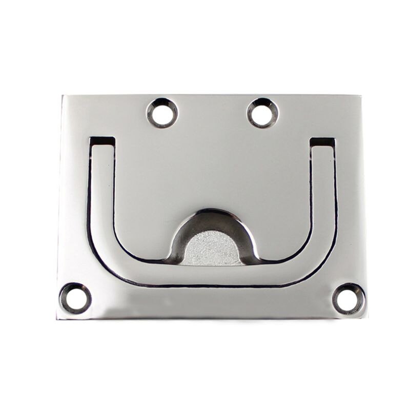 Deck Cover Handle Lifting Stainless Steel Square Floor Lock Ring Floor Buckle 11UA