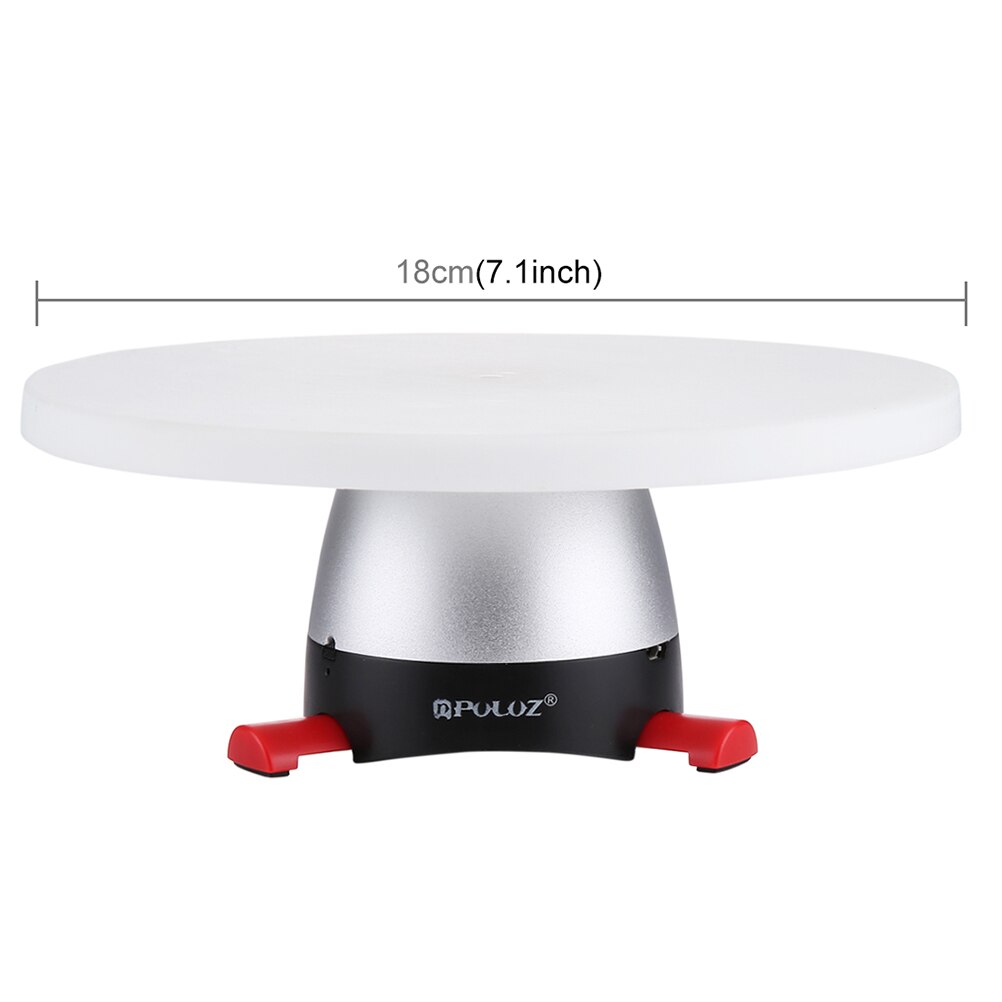 Puluz Elektronische 360 Grad Drehung Panorama Kopf mit Fernbedienung und Fach für Telefon Kamera (verrotten)