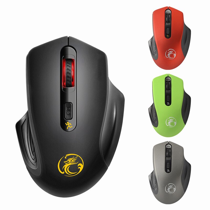 Sound Silent Wireless Mouse USB 2.0 2000DPI With Battery Receiver Optical Computer 2.4GHz For Laptop PC Gamer Mouse