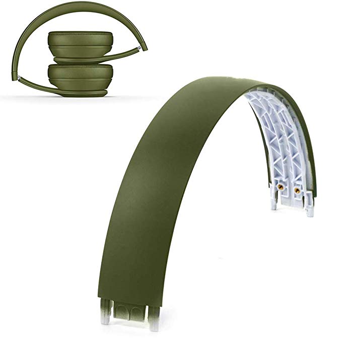 Substituição headset headset peças de reparo plástico escudo feixe para solo 3.0 fone ouvido bluetooth para solo3.0 sem fio: Army Green
