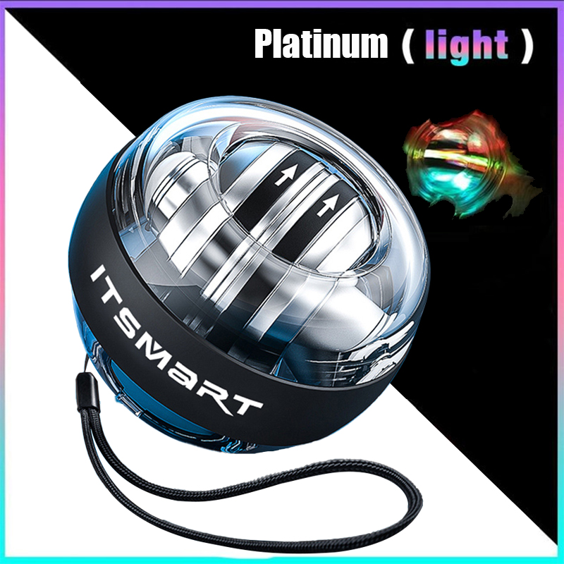 Samorozruchowy żyroskop Powerball żyroskop moc piłka ręczna robić rozluźniania mięśni ramię nadgarstek zmuszać trener sprzęt robić ćwiczeń marka oryginał gorący: czarny z lekki