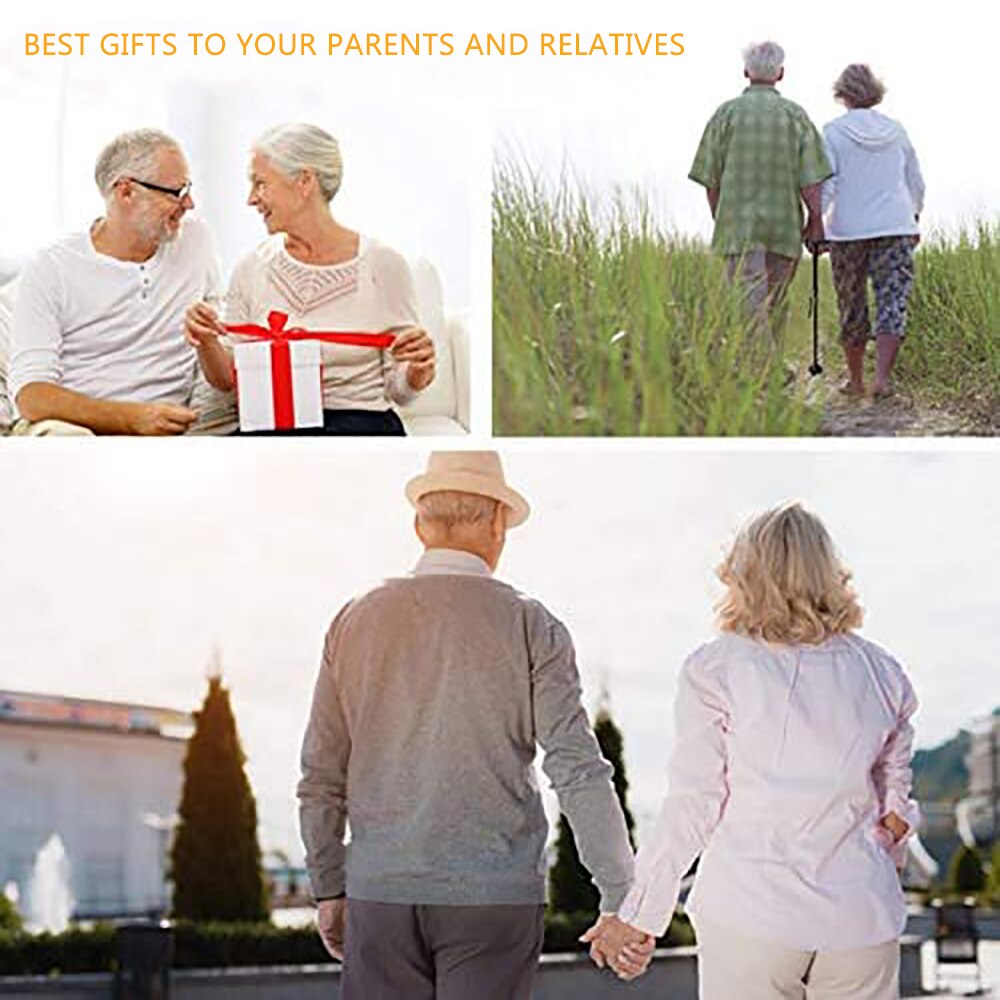 Walking Canes Retractable Foldable Cane Security Alarm and Walking Stick with LED Light Walking Canes for Seniors and Disabled