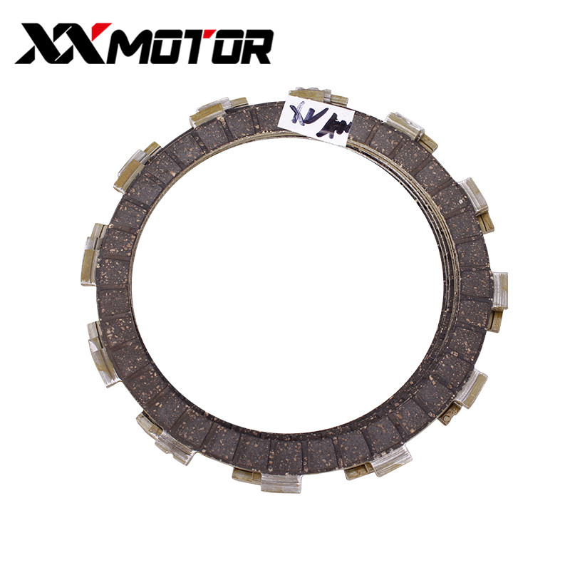 1 set 7 st kopplingsskivor friktionsplattor tillbehör kopplingsplattor för yamaha  xv400 virago 89-94 xvs 400 drag star  xv535 ds4 00-15