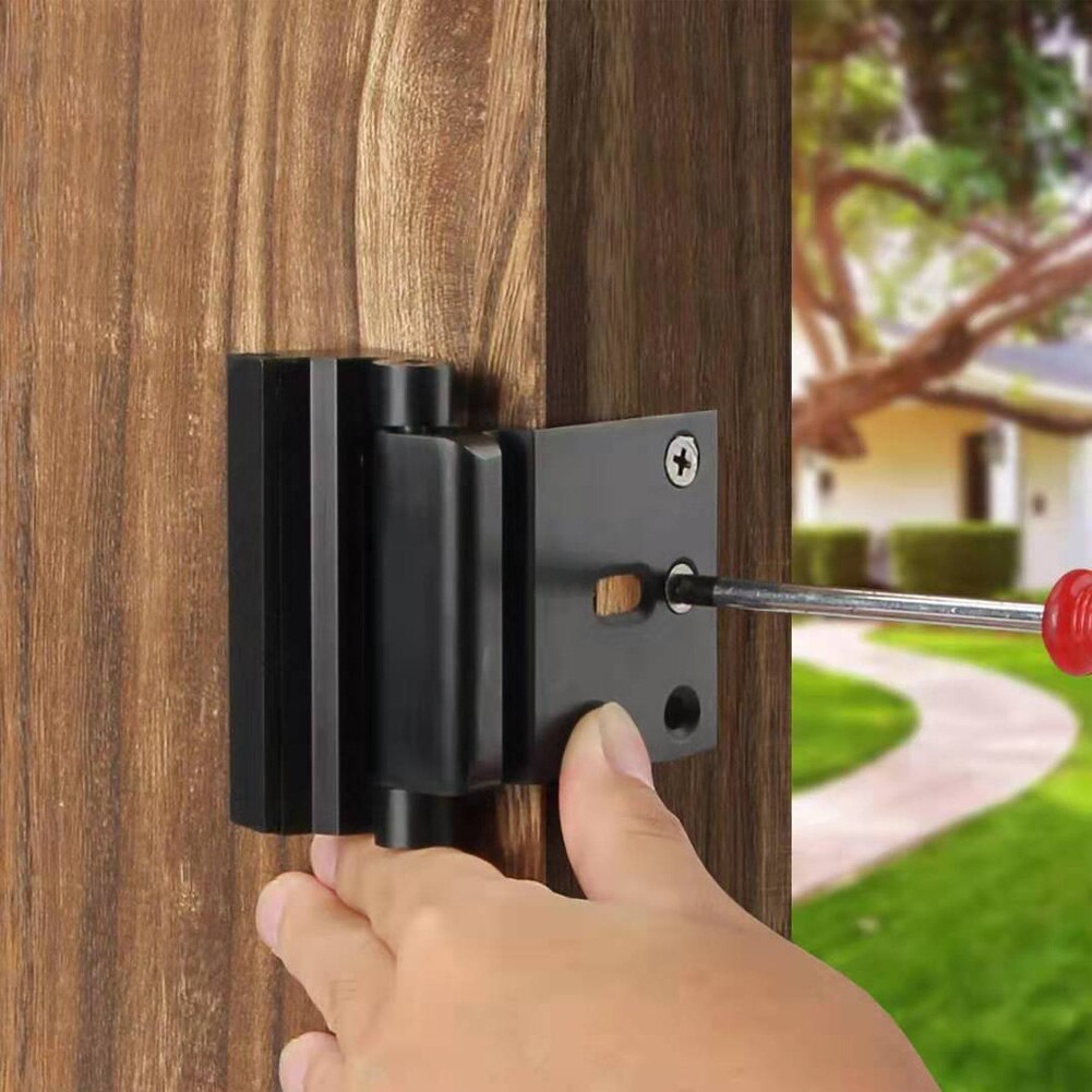 Aluminium Alloy U Door Reinforcement Lock 3"defender Security Door Lock Home Child Proof Door Stopper Security Door Lock