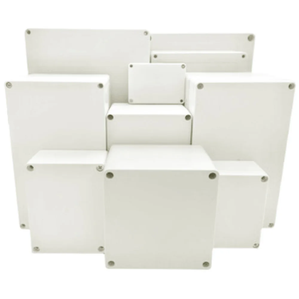 Caja ABS de conexiones para proyectos electrónicos, Cable eléctrico IP67, cajas de plástico impermeables para exteriores, Kit de caja de cables sellada DIY