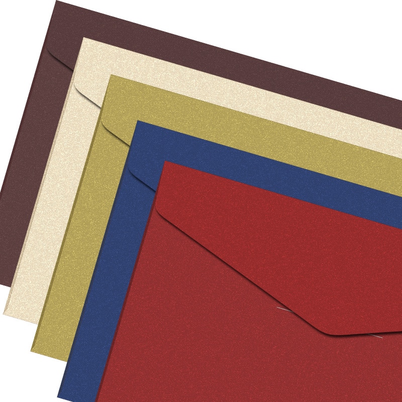 20pcs #7 Envelopes 162mmX229mm C5 Business Invitation Envelopes 250gsm Pearl Paper Envelopes