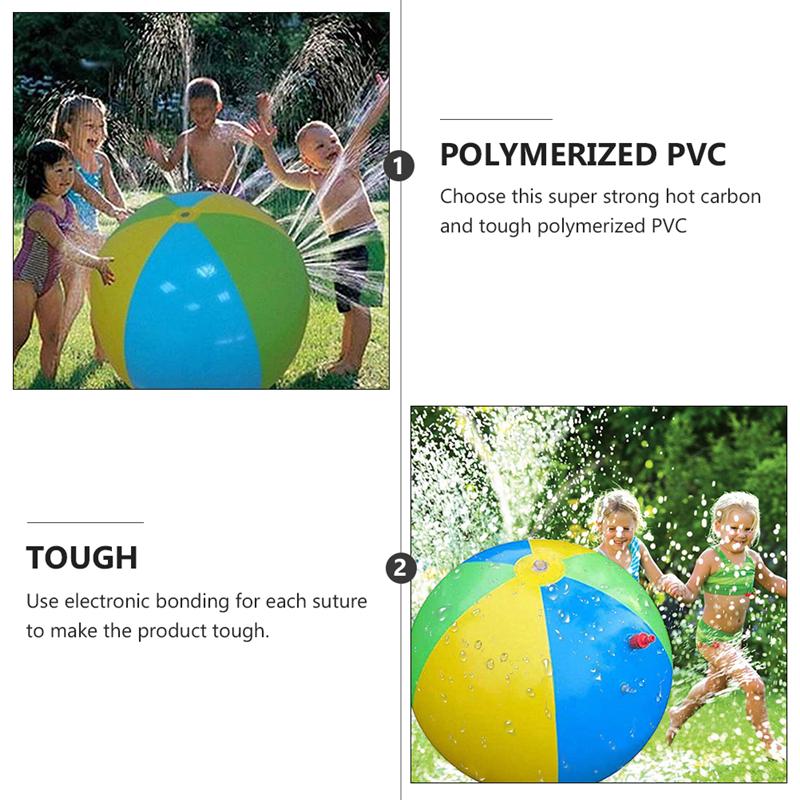 Portable Sprinkler Ball Outdoor Beach Ball Inflatable Outdoor Sprinkle Ball