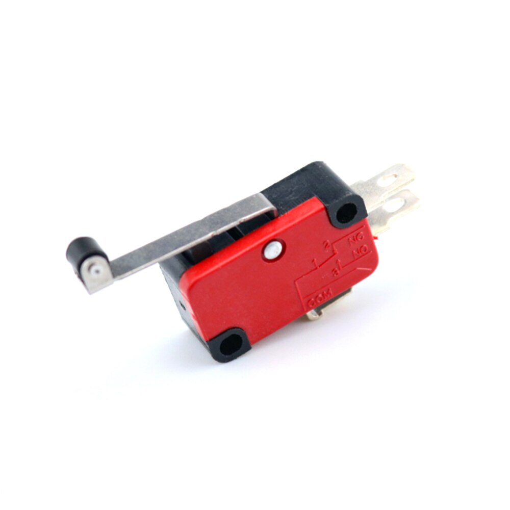 10PCS 15A 125/250V Micro Limit Switch Small Stroke Resistant Long Handle Pulley Switch