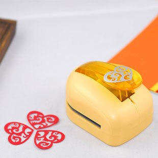Super Large Size Shaper Punch Craft Scrapbooking star butterfly flower love heart Paper Puncher DIY tools 1pc: Gold