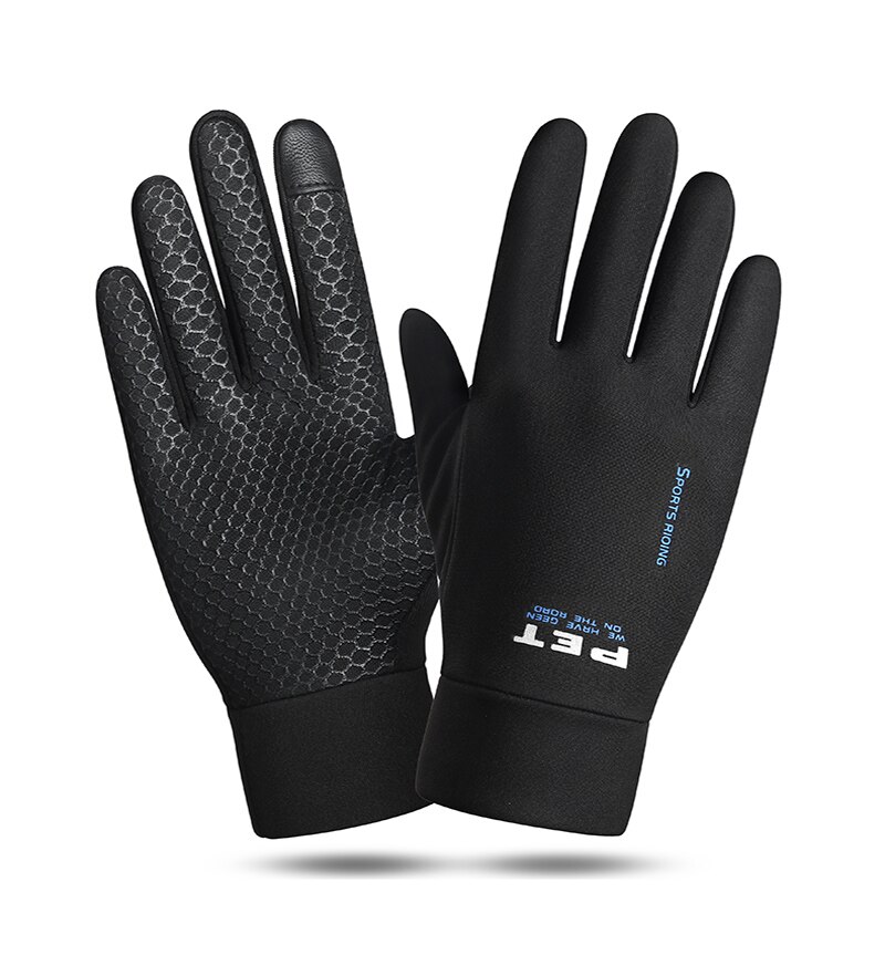 Xiaomi-guantes cálidos de invierno para hombre y mujer, antideslizantes, resistentes al viento, transpirables, para pantalla táctil, para deportes, montar y esquiar: Azul