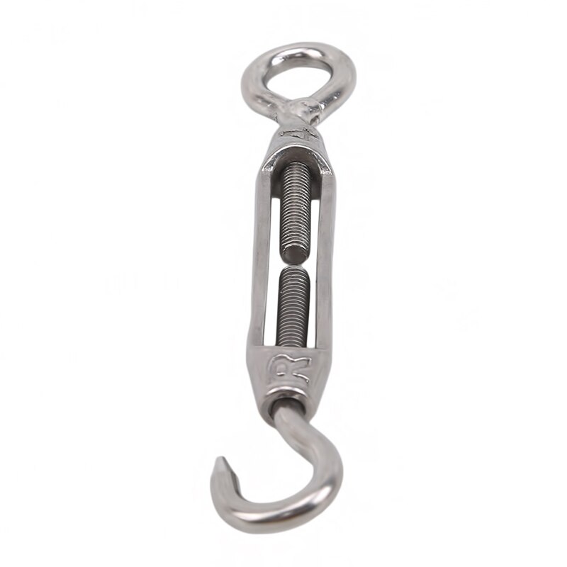304 Stainless Steel Flower Basket Screw M4 M5 M6 M8 Rotate Chain Wire Rope Tensioner Bloom Bolt Tension Turnbuckle: M4