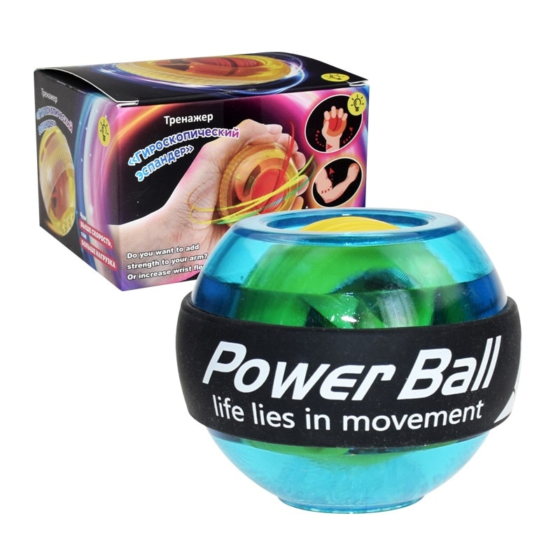 Bola de pulso led trainer gyroscope strengener gyro power ball braço exercitador powerball exercício máquina ginásio equipamentos fitness