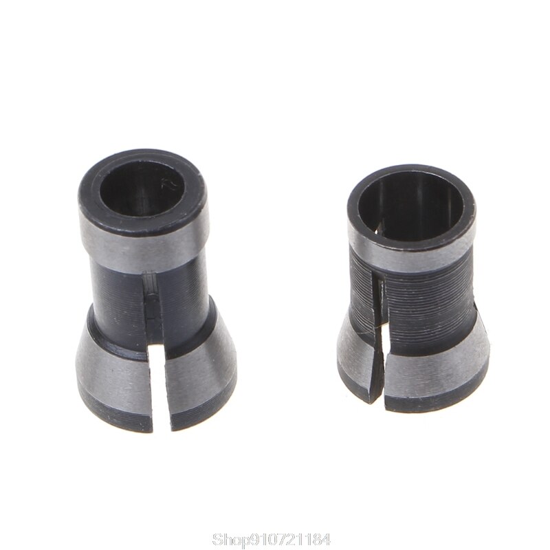 Lot De 8 Pinces De Serrage Pour Fraiseuse/graveur - Diamètres 6 Mm, 6,35 Mm, 8 Mm, Haute Précision, Métal