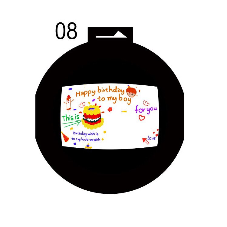 Birthday Projector Light Happy Birthday LED Batteries Powered Control Distance Night Projector Lights Birthday 2.6X2.5inch: 2