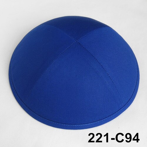 Bomuldstwill kippah ,19cm kipa, kippot, jødehat, skullies & beanies, yarmullka, kasket: 221 c 94