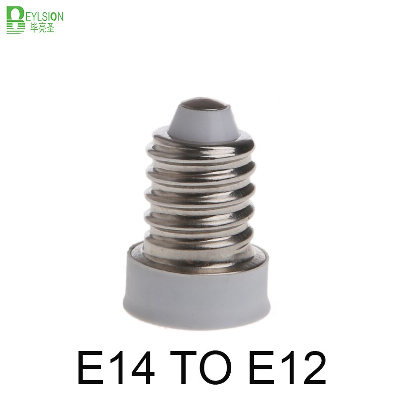 Beylsion E27 E14 GU10 E12 Om E14 Houder Adapter Converter Lamp Socket Voor Home Verlichting Lampen: E14 TO E12