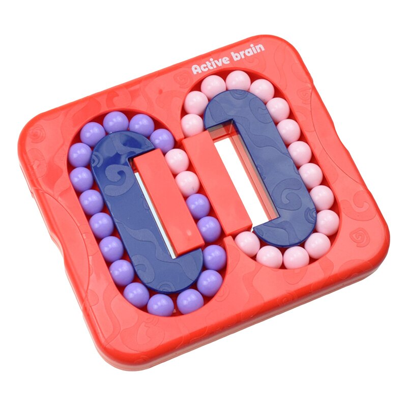 Kinderen Kralen Labyrint Speelgoed Vroege Educatief Brain Training Doolhof Board Games: Rood