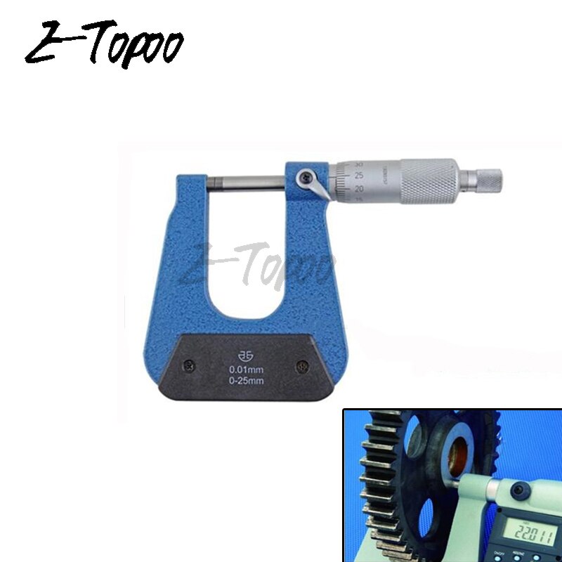 0-25 50mm Ball Anvil Deep Throat Micrometer Sheet Shahe Deep throat Micrometers