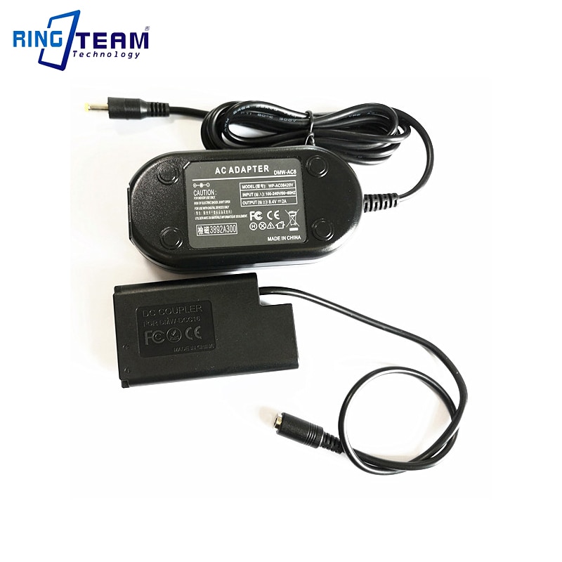 DMW-AC8 AC Adapter Plus DCC16 DMW-BLJ31 Dummy Batterij voor Panasonic LUMIX S1 S1M S1R S1RM S1H Lumix S1 Serie Digitale camera's