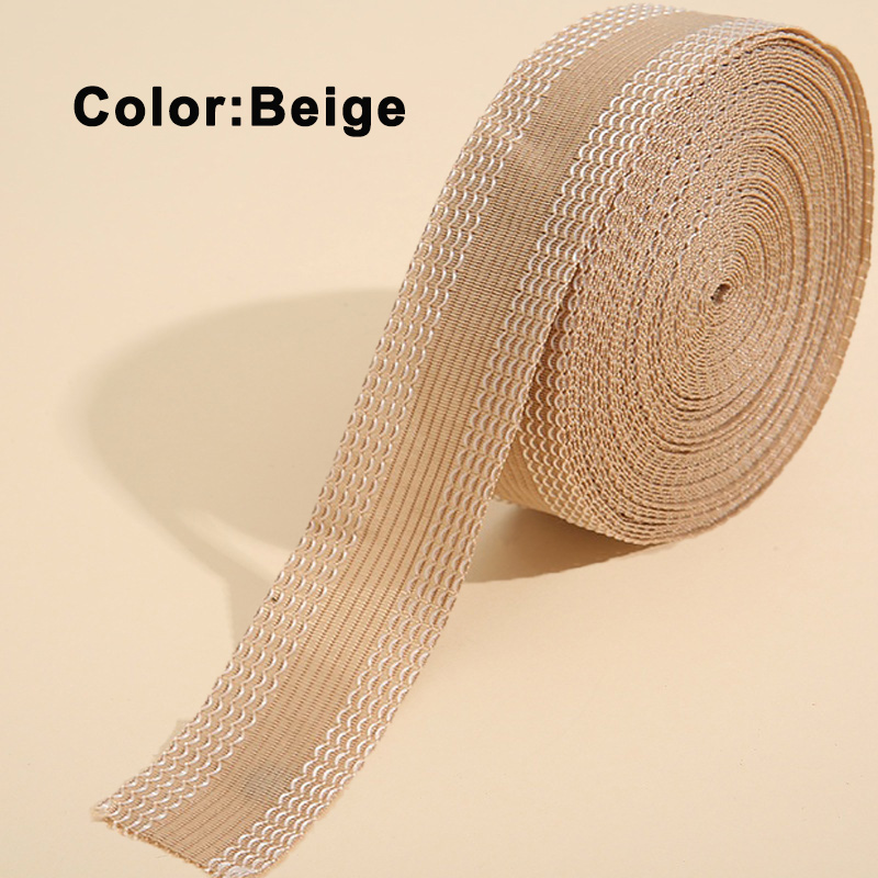 Cinta autoadhesiva para dobladillo de pantalones, pasta de borde de pantalón, reparación de pantalones acortados, cinta de dobladillo para tela de costura DIY, 1-5M: XL / Amarillo claro