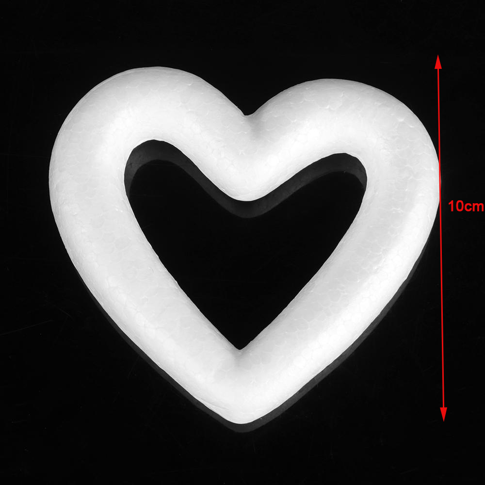 Molde de poliestireno con forma de corazón para hacer manualidades, molde de espuma para Tartas, accesorios de cocina para fiestas, 4/6/8/10 pulgadas: Morado