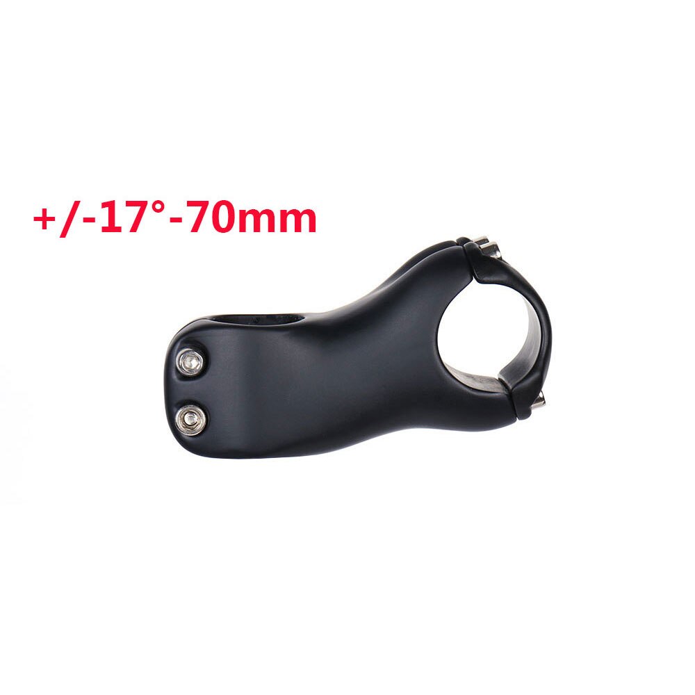 ELITA ONE Bicycle Stem Carbon Fibre MTB/Road Bike Stem 6/17 Degree 31.8MM Handlebar Stem UD/Black 70-130mmmm