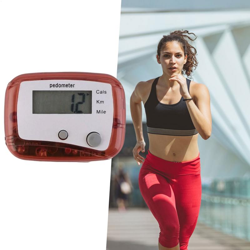 Compteur de calories de marche, affichage numérique LCD, Distance de marche, podomètre Miles/Km, compteur de pas léger avec Clip